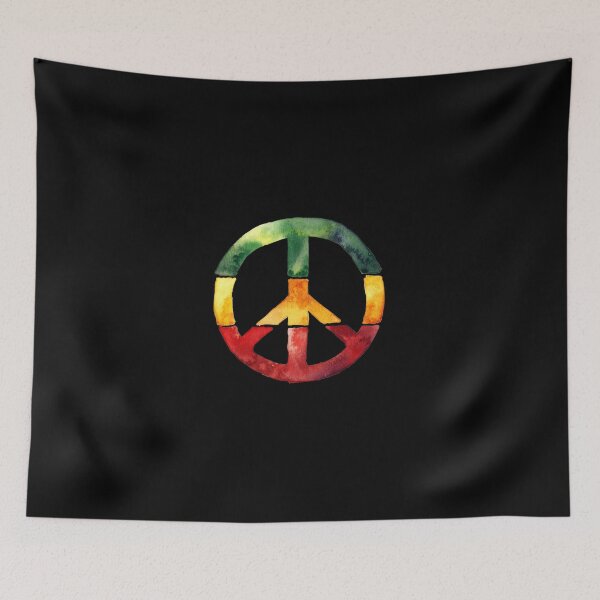 Item preview, Peace Sign Rasta Reggae No War Design Rastafari Gift designed and sold by roarr.