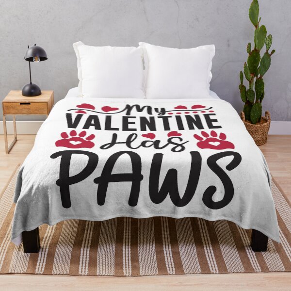 Item preview, My Valentine Has Paws Valentine Gift For Pet Lovers designed and sold by mohalaz.