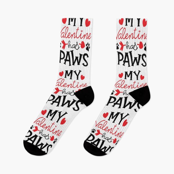 Item preview, My Valentine Has Paws Funny Valentine Gift For Pet Lovers designed and sold by mohalaz.