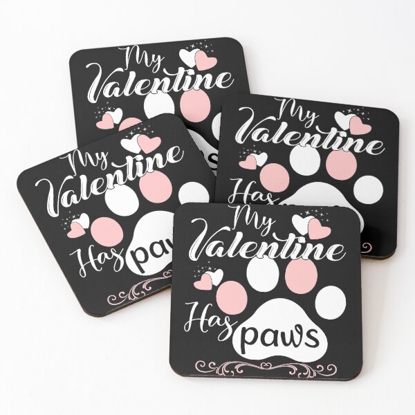 Item preview, My Valentine Has Paws Funny Valentine Gift For Pet Lovers designed and sold by mohalaz.