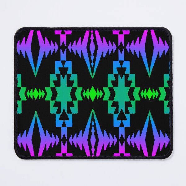 Item preview, Black / Green / Purple Gradient Native Print designed and sold by JMWCD.