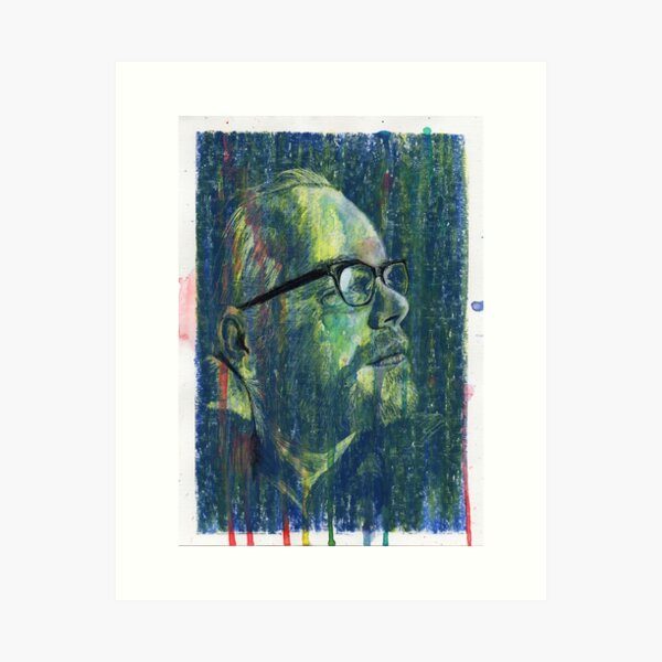 Philip Seymour Hoffman - Hand Drawn Oil and Ink Portrait Art Print