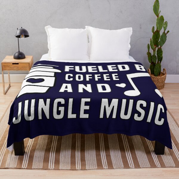 Item preview, fueled by coffee and jungle music designed and sold by Shorim.