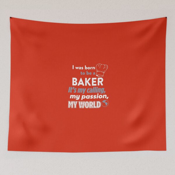 Item preview, Born To Be A Baker It's My Calling, My Passion, My World designed and sold by AlwaysAwesome.
