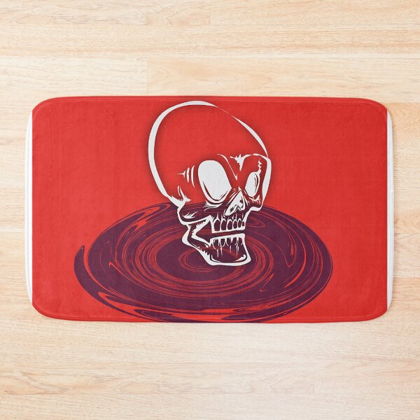 Item preview, red skull designed and sold by Skartisal.