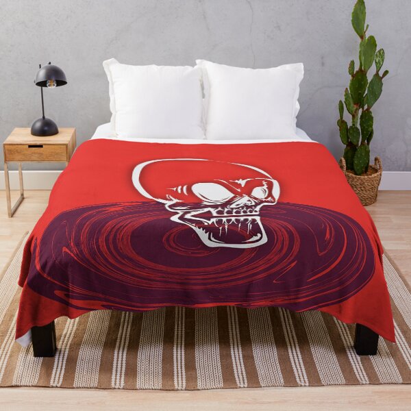 Item preview, red skull designed and sold by Skartisal.