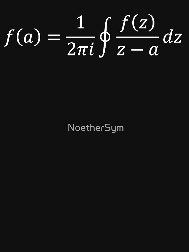 Stokes theorem equation dark version Essential T-Shirt for Sale by  NoetherSym