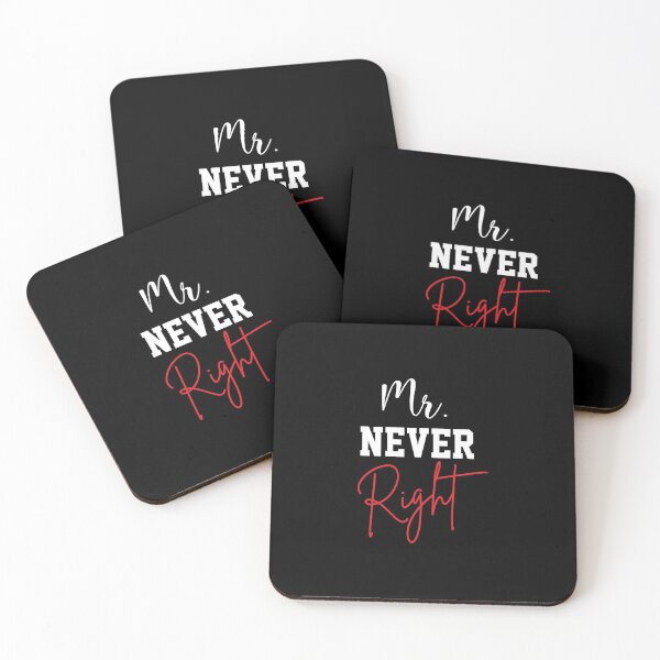Item preview, Mrs. Always Right , Mr. Right , Mr. and Ms. , Valentines Day, Matching Couple Teachers day Gift for Valentines Day Funny Rude Offensive saying, designed and sold by joygift369.
