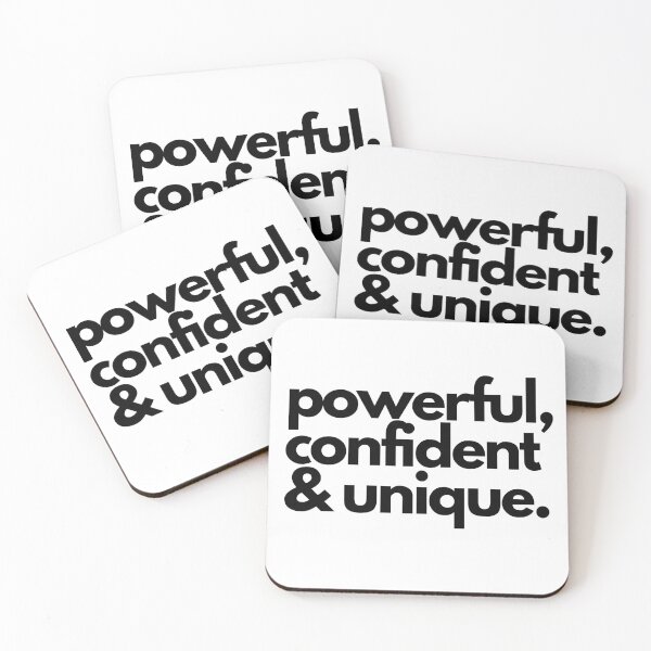 Item preview, Powerful, Confident & Unique designed and sold by Lune Valley.