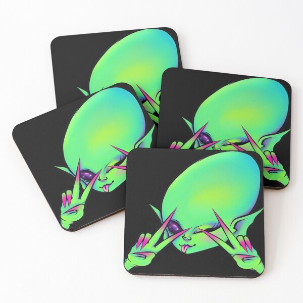Item preview, Kawaii Alien Greetings Humans! designed and sold by Crisalieni.