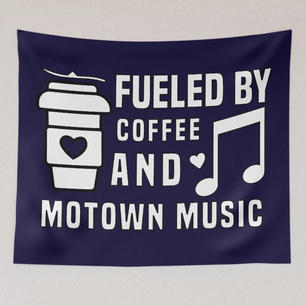 Item preview, fueled by coffee and motown music designed and sold by Shorim.