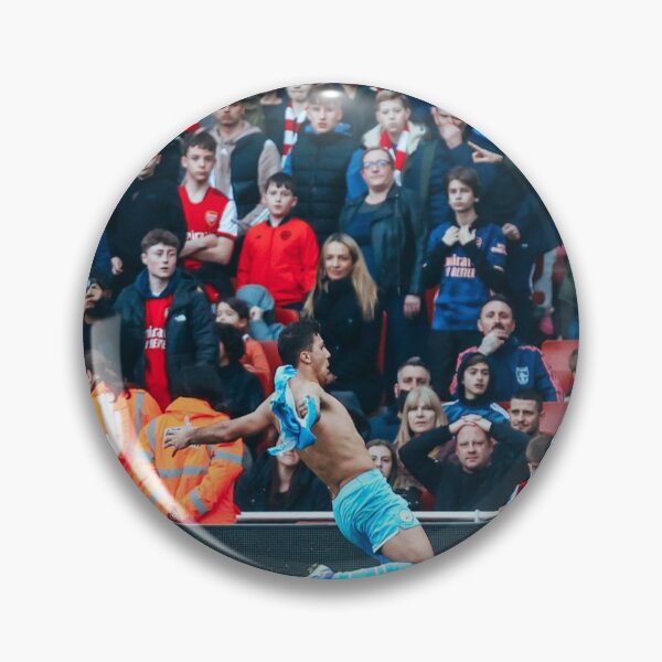 Item preview, Rodri Knee Slide No Shirt Arsenal designed and sold by FinnFromNY.
