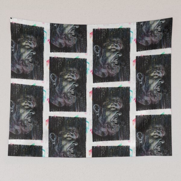 Item preview, James Hetfield - Hand Drawn Oil and Ink Portrait designed and sold by HRHildebrand.