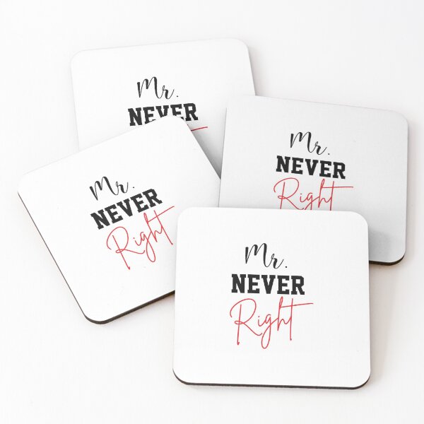 Item preview, Mrs. Always Right , Mr. Right , Mr. and Ms. , Valentines Day, Matching Couple Teachers day Gift for Valentines Day Funny Rude Offensive saying, designed and sold by joygift369.