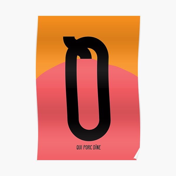 Qui porc dîne Poster