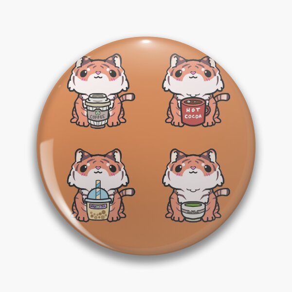 Item preview, Cute Tiger Collection Kawaii Hot Cocoa Coffee Matcha Milk Tea designed and sold by patrick10reyes.