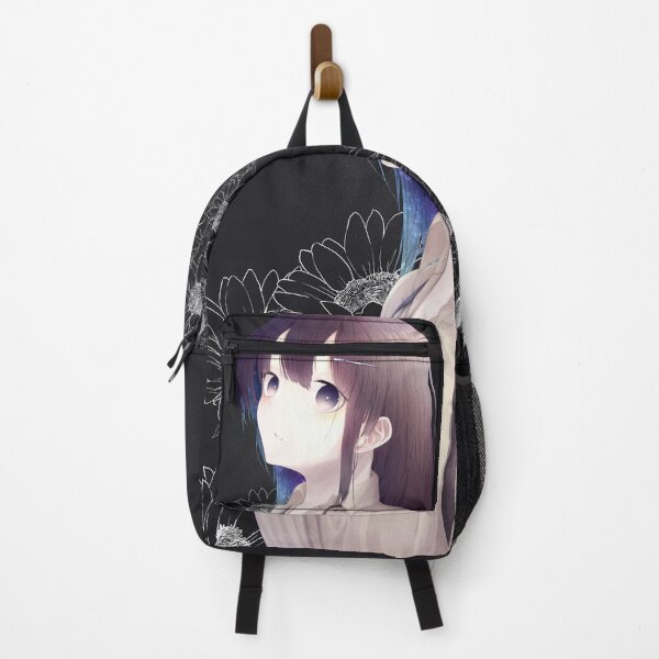 Item preview, Anime sunflower purple hair girl designed and sold by Asa-ai.