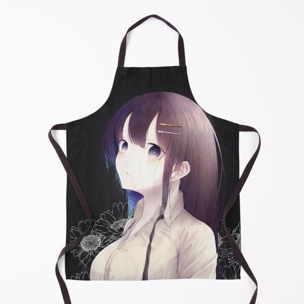 Item preview, Anime sunflower purple hair girl designed and sold by Asa-ai.
