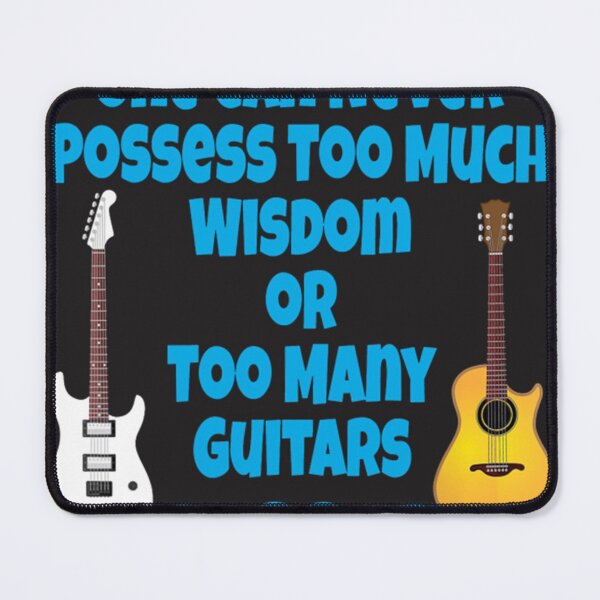 Item preview, ONE CAN NEVER POSSESS TOO MANY GUITARS designed and sold by Vrmengt.