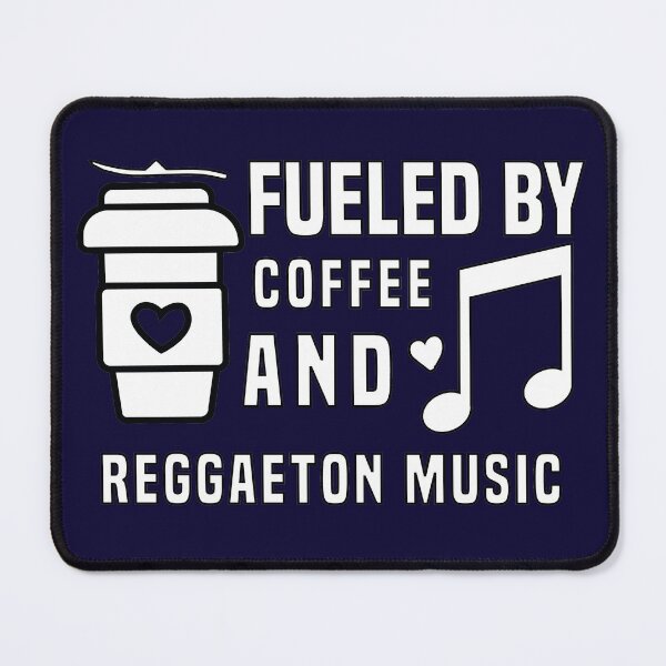 Item preview, fueled by coffee and reggaeton music designed and sold by ONMON.
