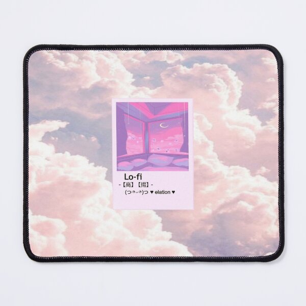 Item preview, aesthetic Pink Wallpaper Lo-fi retro anime designed and sold by Design Repo.