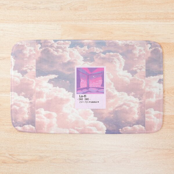 Item preview, aesthetic Pink Wallpaper Lo-fi retro anime  designed and sold by Design Repo.