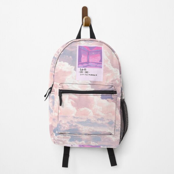 Item preview, aesthetic Pink Wallpaper Lo-fi retro anime designed and sold by Design Repo.
