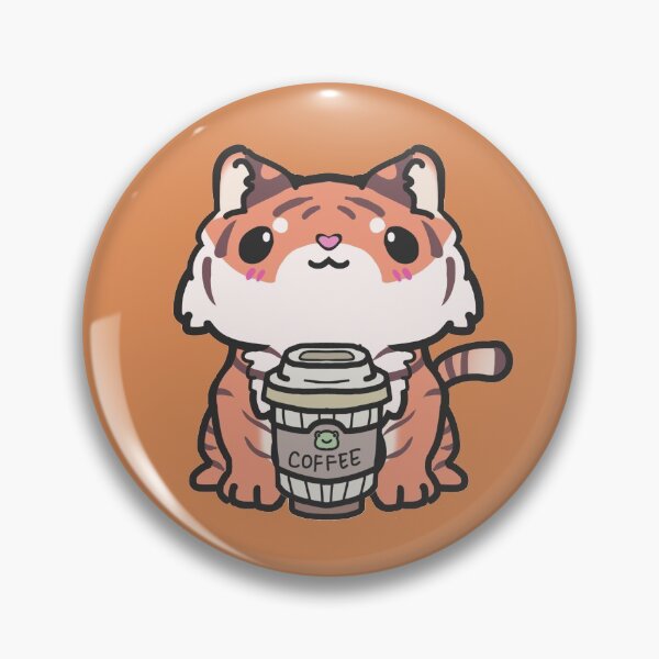 Item preview, Cute Tiger Coffee Kawaii designed and sold by patrick10reyes.