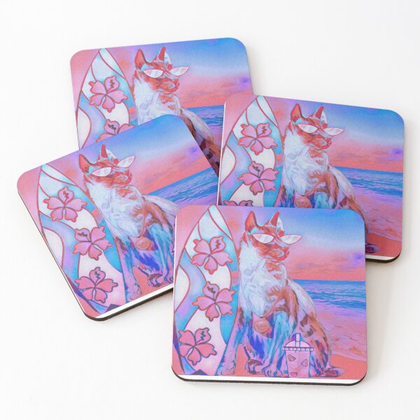 Item preview, Burmese Cat at beach designed and sold by Jacinta hunt.