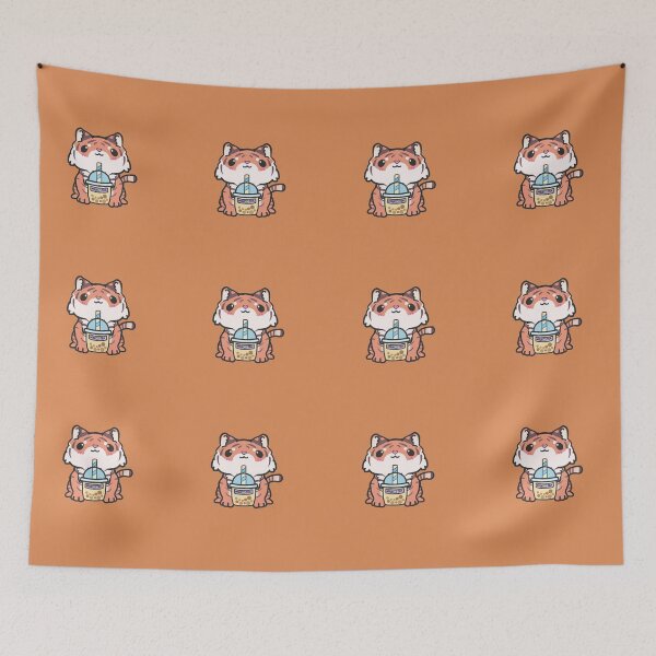 Item preview, Cute Tiger Milk Tea Kawaii designed and sold by patrick10reyes.