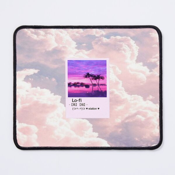 Item preview, aesthetic Pink Wallpaper Lo-fi retro anime  designed and sold by Design Repo.