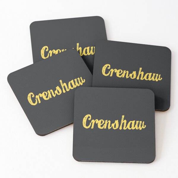 Item preview, Crenshaw California City Cursive Written Golden Text Labeled  designed and sold by MasterArtsman.