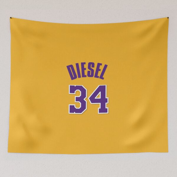 Item preview, Shaquille Shaq Diesel O'Neal 34 designed and sold by LakeshowThreads.