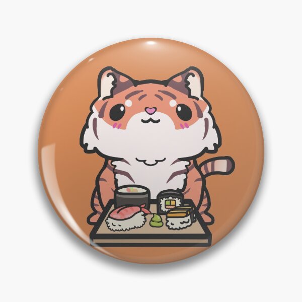 Item preview, Cute Tiger Sushi Kawaii designed and sold by patrick10reyes.