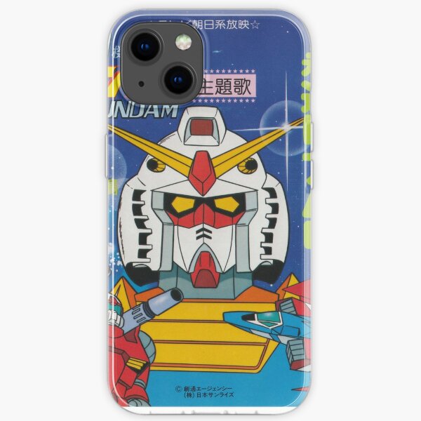 Mobile Suit Gundam Record Sleeve Front Cover iPhone Soft Case