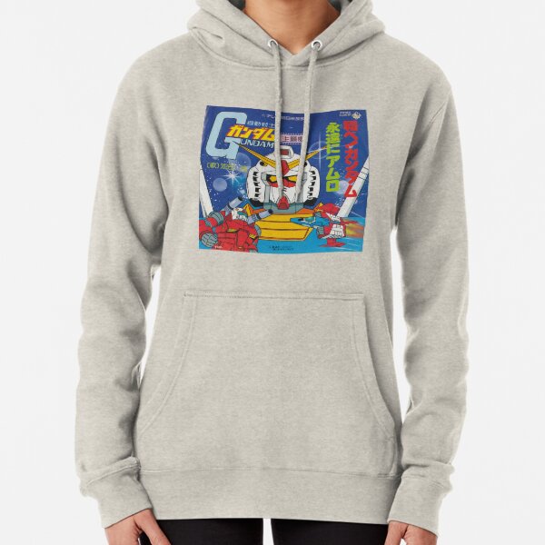 Mobile Suit Gundam Record Sleeve Front Cover Pullover Hoodie