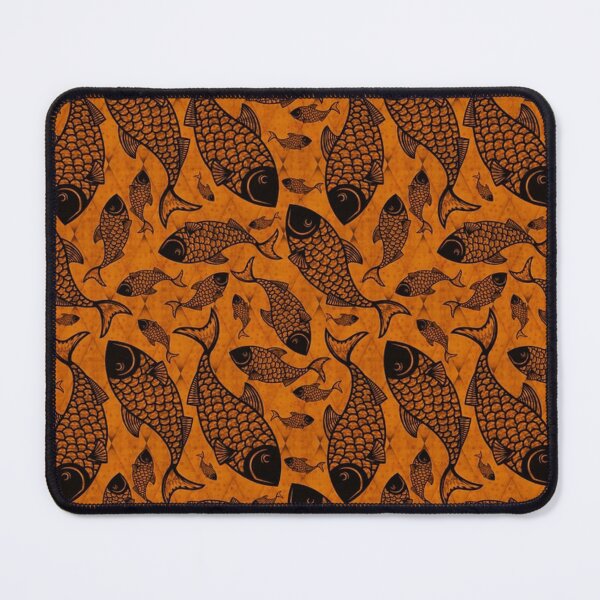 Item preview, Orange fish pattern designed and sold by NoahDea.