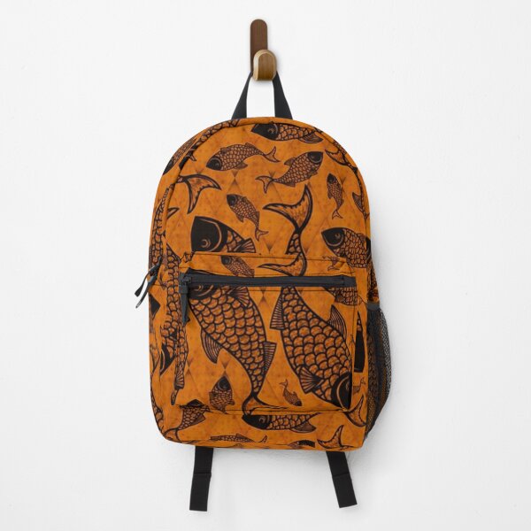 Item preview, Orange fish pattern designed and sold by NoahDea.