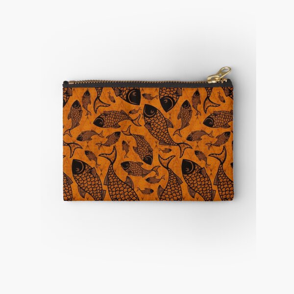 Item preview, Orange fish pattern designed and sold by NoahDea.