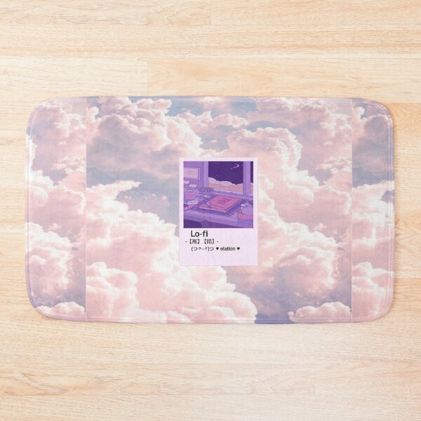 Item preview, aesthetic Pink Wallpaper Lo-fi retro anime  designed and sold by Design Repo.