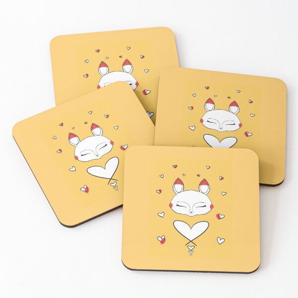 Item preview, Yellow Kitsune designed and sold by Zuni Barnett.