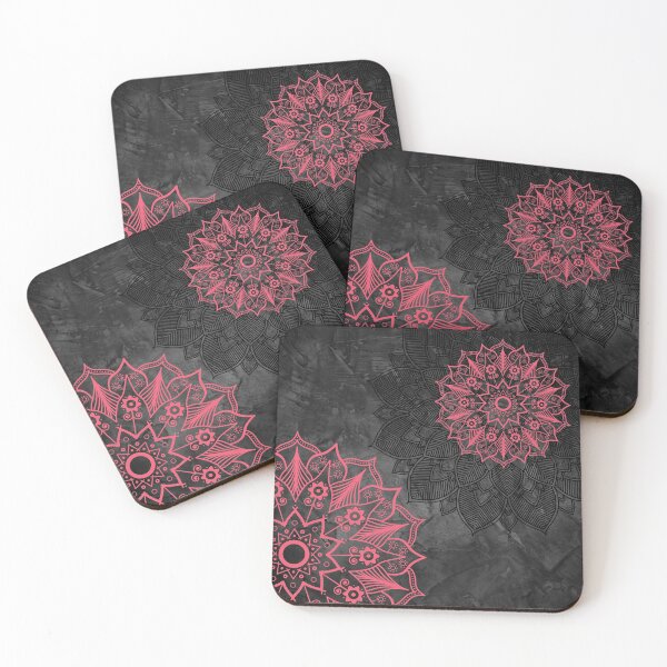 Item preview, Black and red mandalas  designed and sold by saramostafaart.