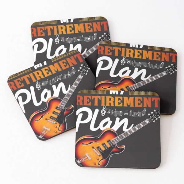 Item preview, Retired Plan is Playing Guitar Music Lover designed and sold by Vrmengt.