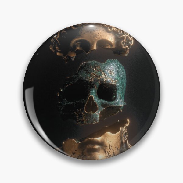 Item preview, ALBUM COVER - Apashe on Behance | Vaporwave art, Skull art, gold skull, transparent,looks like an nft art designed and sold by Mad-Boy.