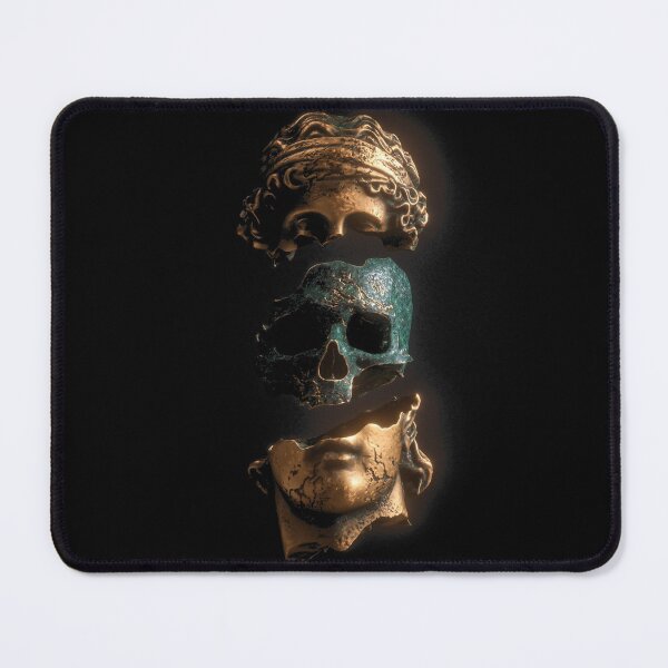 Item preview, ALBUM COVER - Apashe on Behance | Vaporwave art, Skull art, gold skull, transparent,looks like an nft art designed and sold by Mad-Boy.