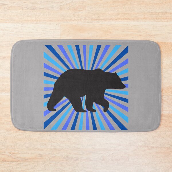 Item preview, I love bears bears - Bear with Blue sun rays designed and sold by BronikowskiART.