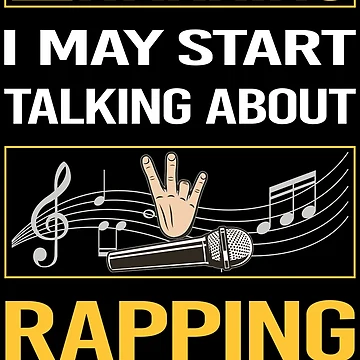 Artwork thumbnail, Funny Warning Rapping Rap Rapper by FulviaContreras