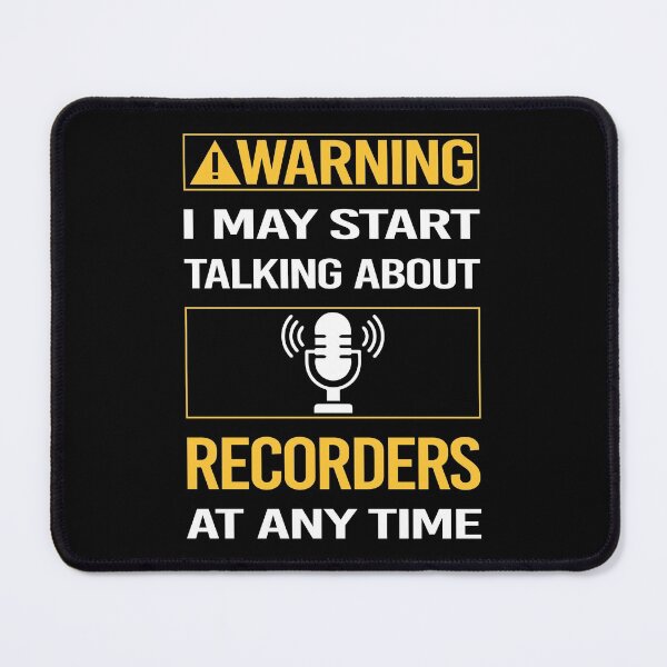 Item preview, Funny Warning Recorders designed and sold by FulviaContreras.