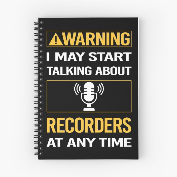 Item preview, Funny Warning Recorders designed and sold by FulviaContreras.