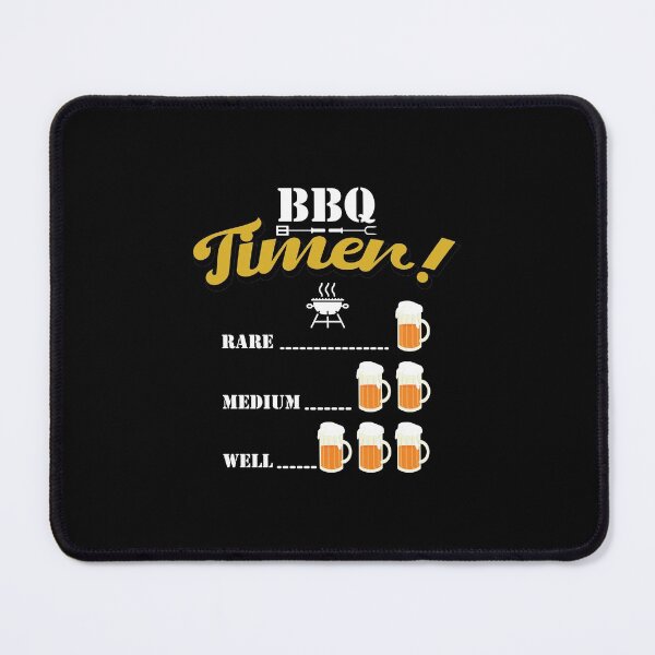 Item preview, BBQ Timer Beer Drinking Funny Grilling T-Shirt designed and sold by StairheadStore.